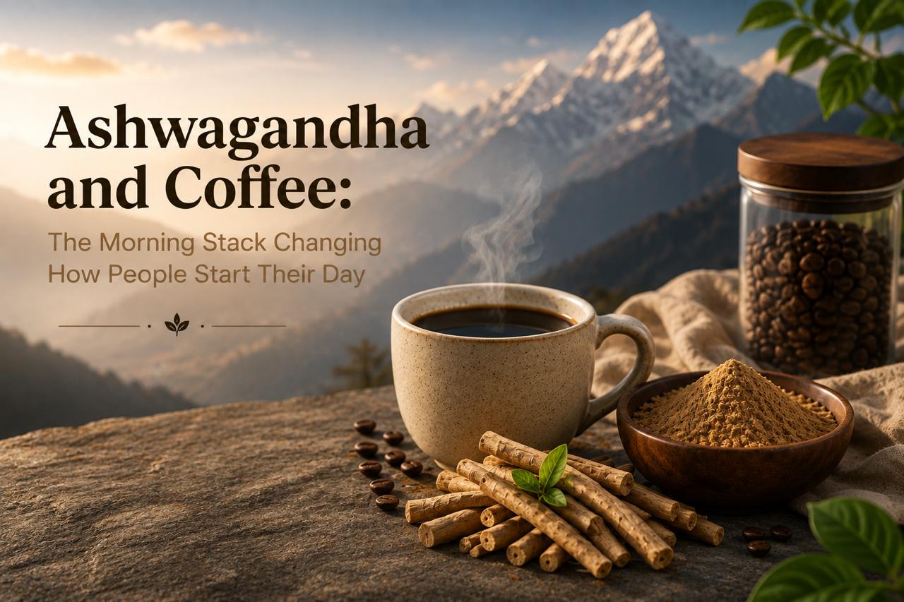 Ashwagandha and coffee: the morning stack that gives you energy without the edge