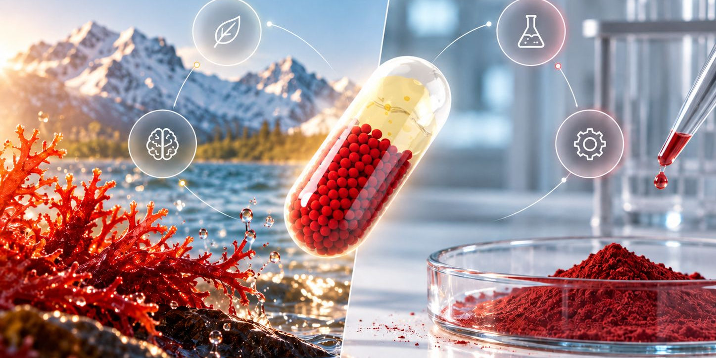 Natural vs synthetic astaxanthin: why the difference is not just about source