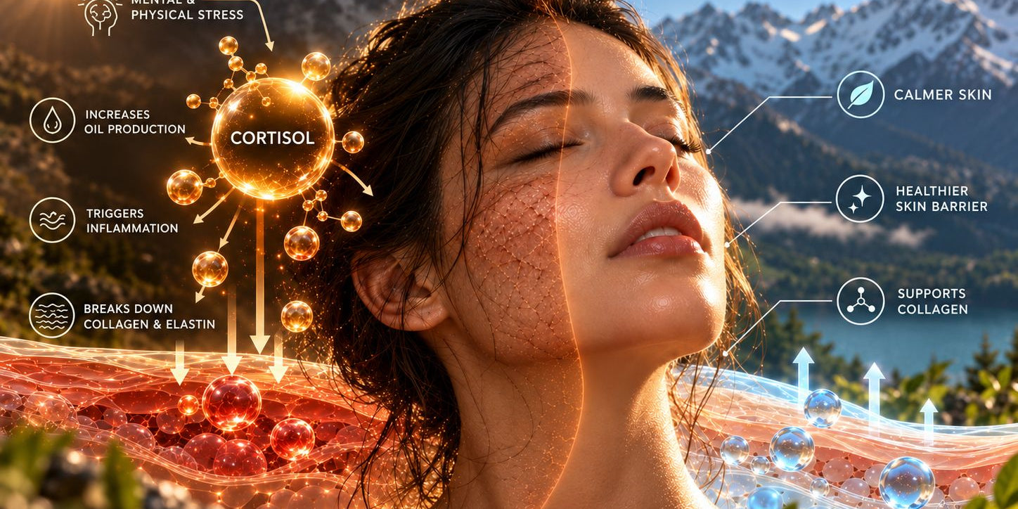 The skin-stress connection: how cortisol ages skin faster than sun exposure