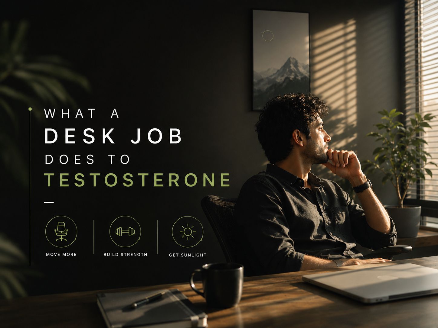 What a desk job does to testosterone and what you can do about it