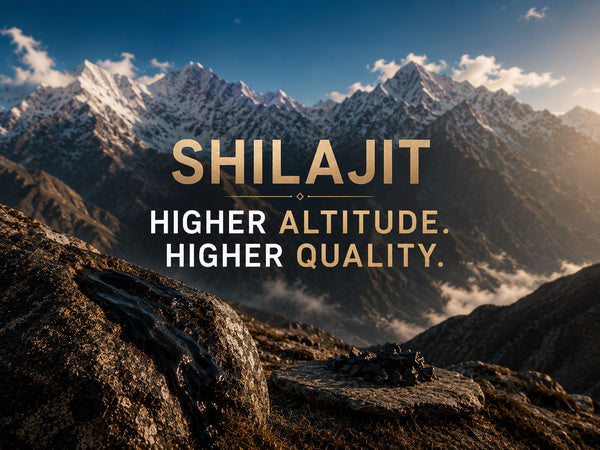 Why the altitude of himalayan shilajit changes everything about its quality