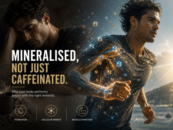 Why your body performs better when it is mineralised, not just caffeinated