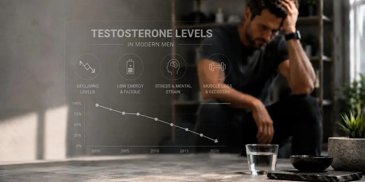 Testosterone levels in men are dropping and it's not just about getting older