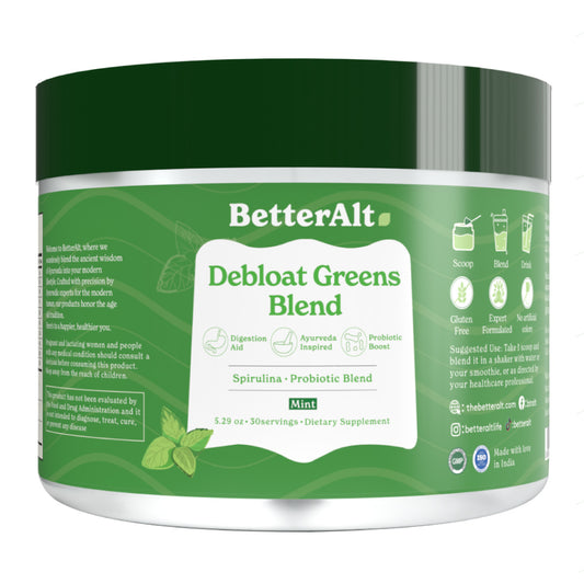 Greens Powder for Debloating - Mint Flavor, 30 servings