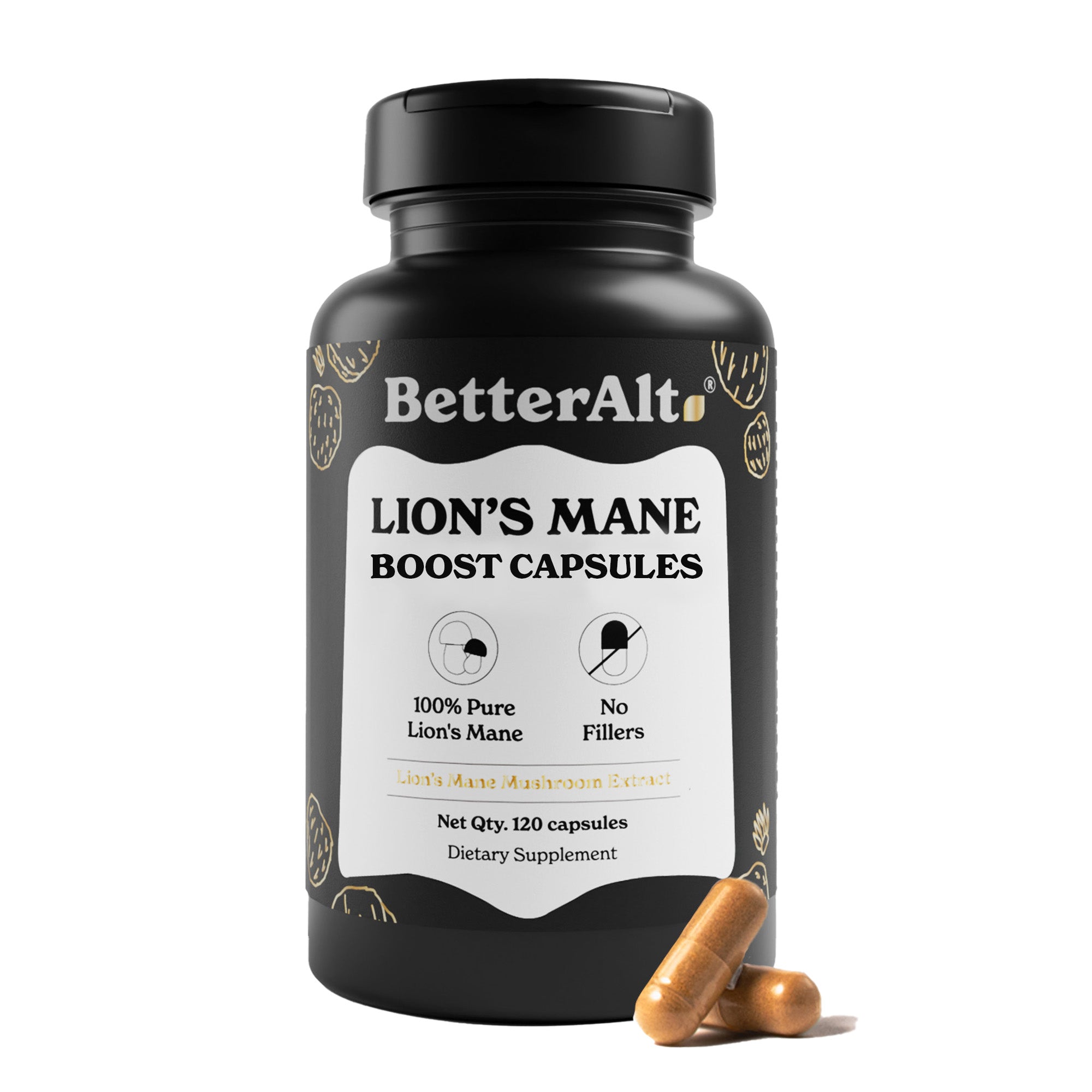 BLMMCE120-US - Lion's Mane Mushroom Capsules