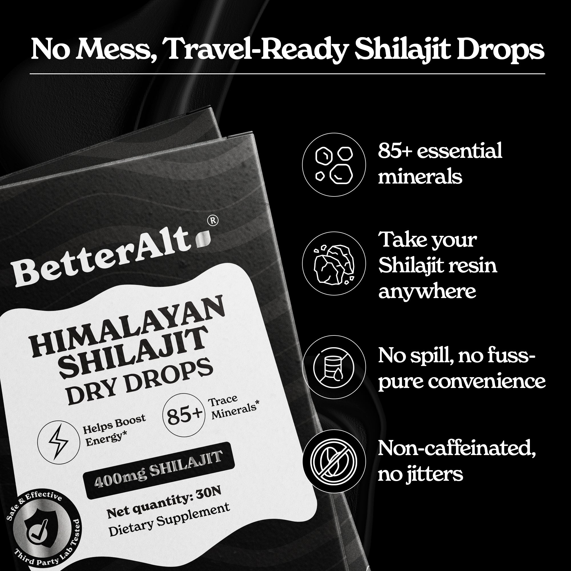 Himalayan Shilajit Dry Drops