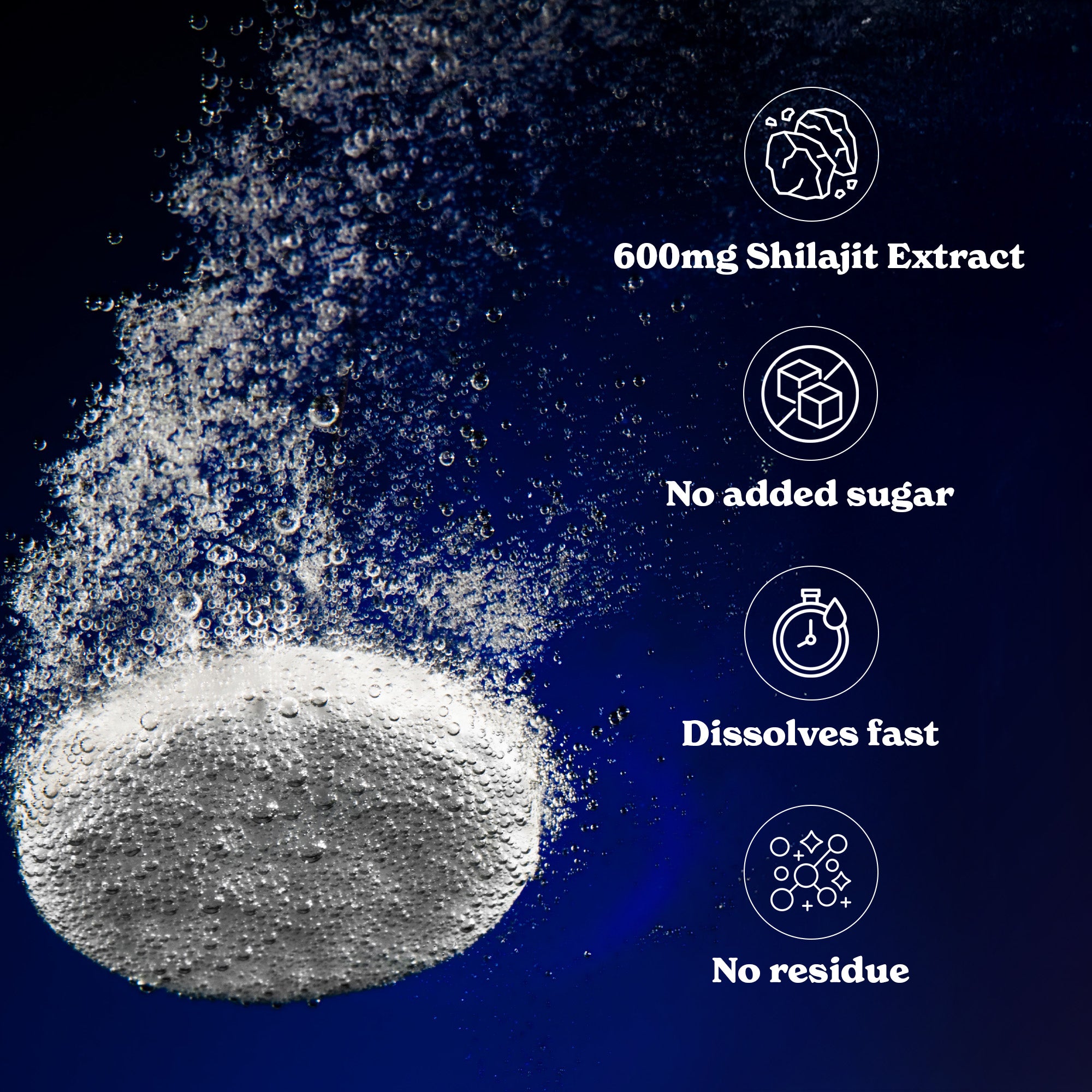 Shilajit Effervescent Tablets (600mg)