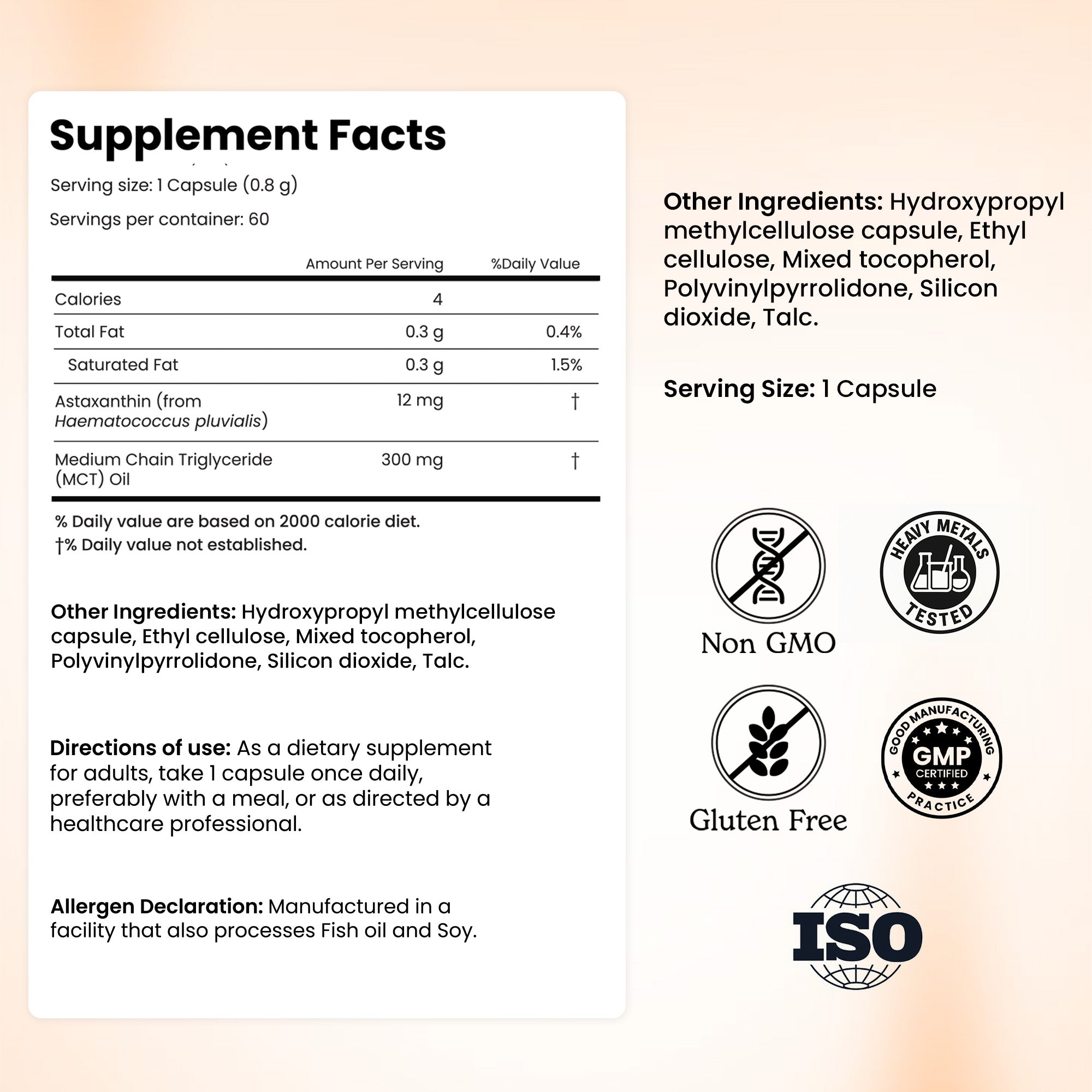 ASX60C-US - Asta-X Capsules
