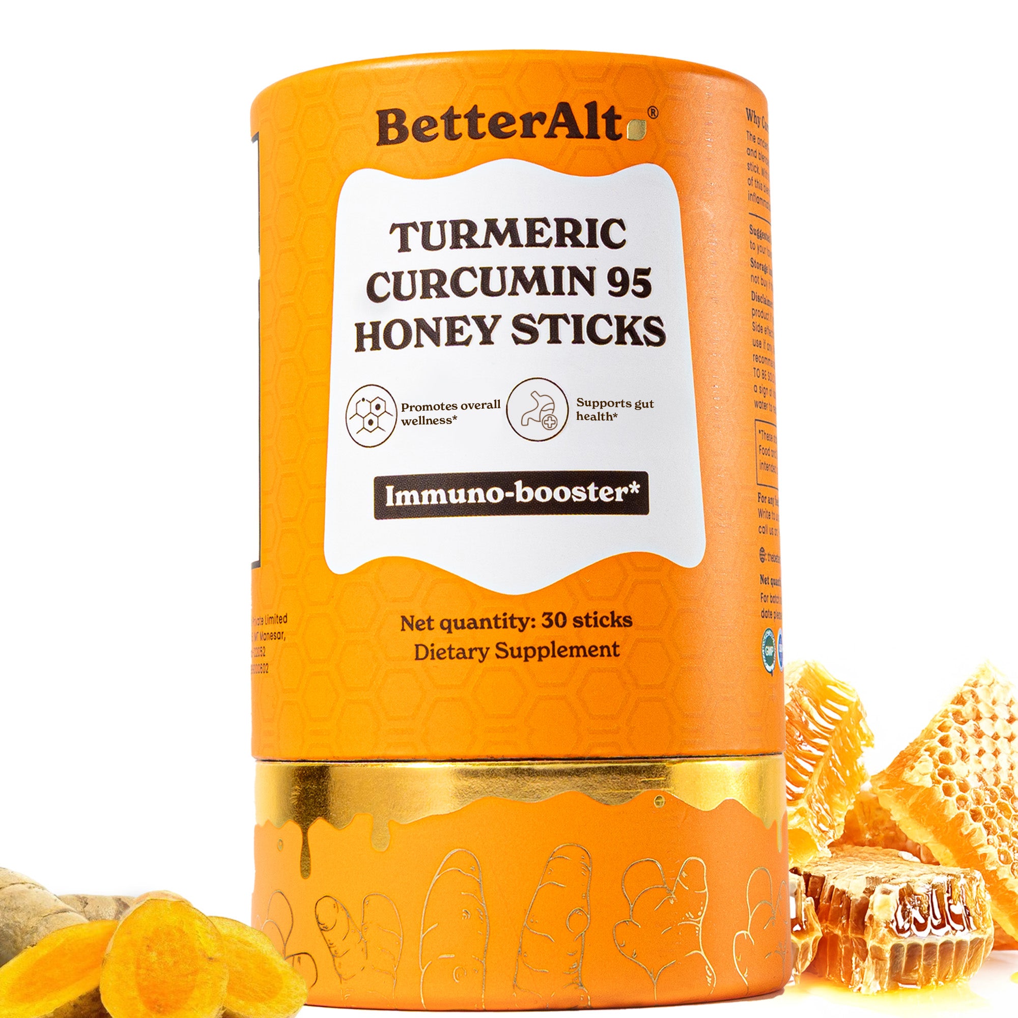 Turmeric Curcumin 95 Honey Sticks