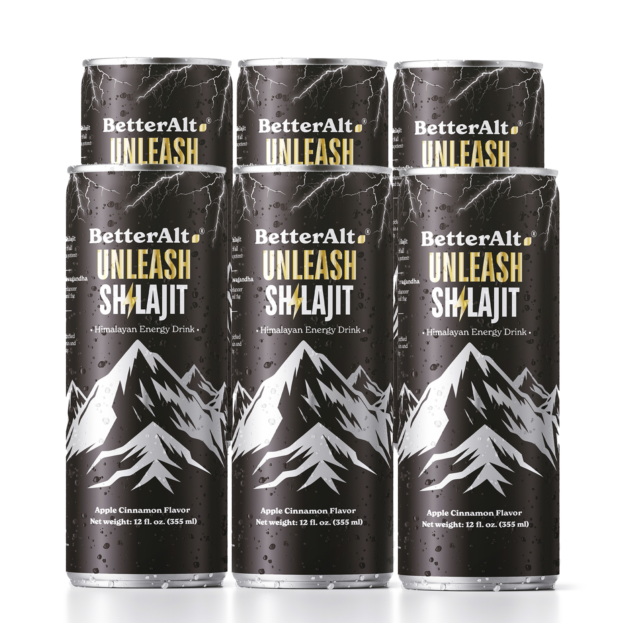 Unleash Shilajit Energy Drink (Pack of 6)