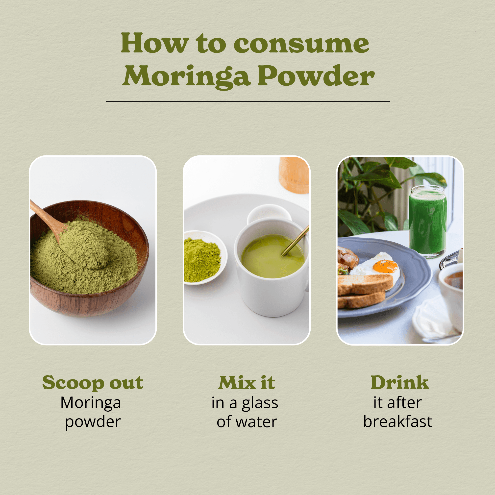 Organic Moringa Powder- 226 grams