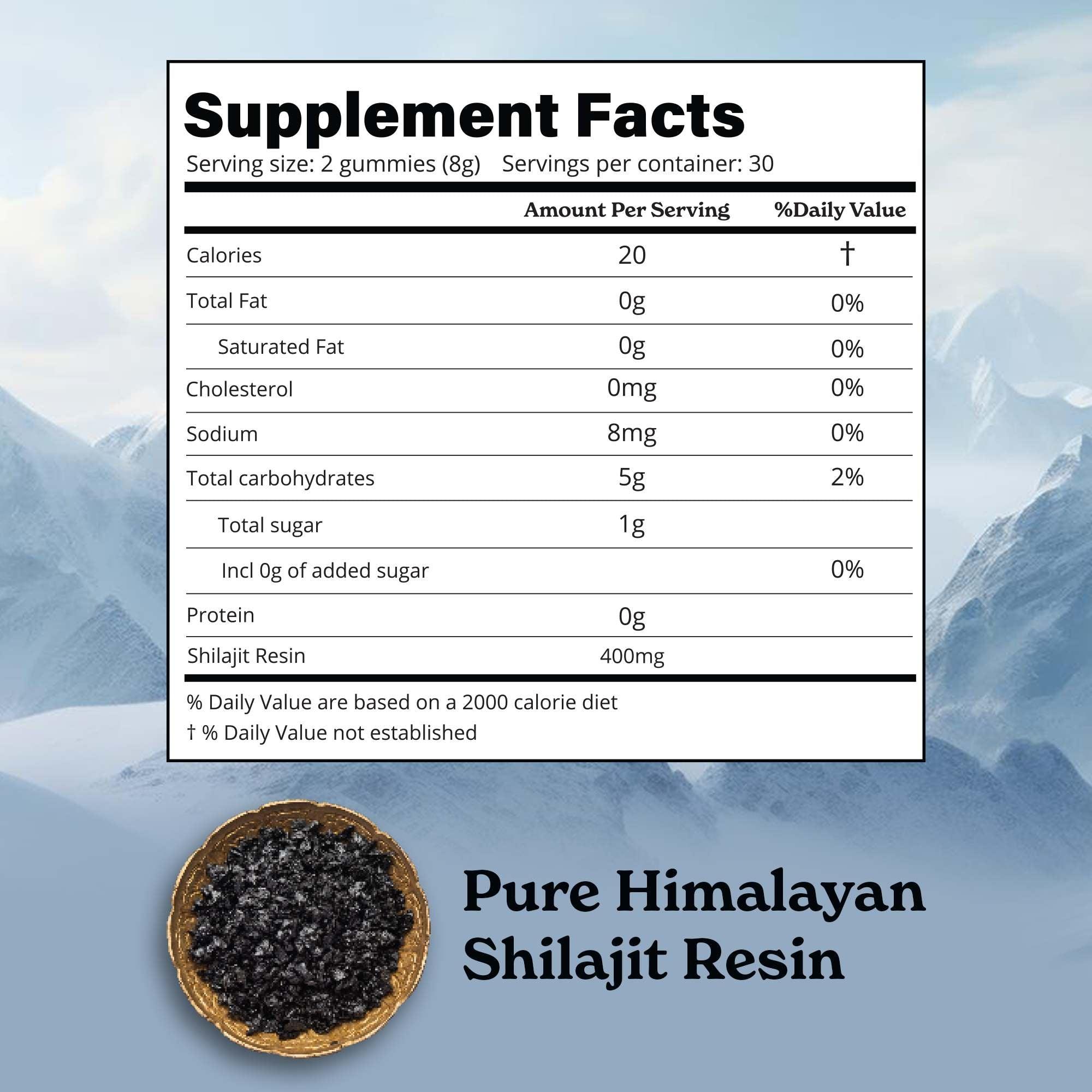KSM-66 Ashwagandha Honey Sticks + Himalayan Shilajit Mango Gummies