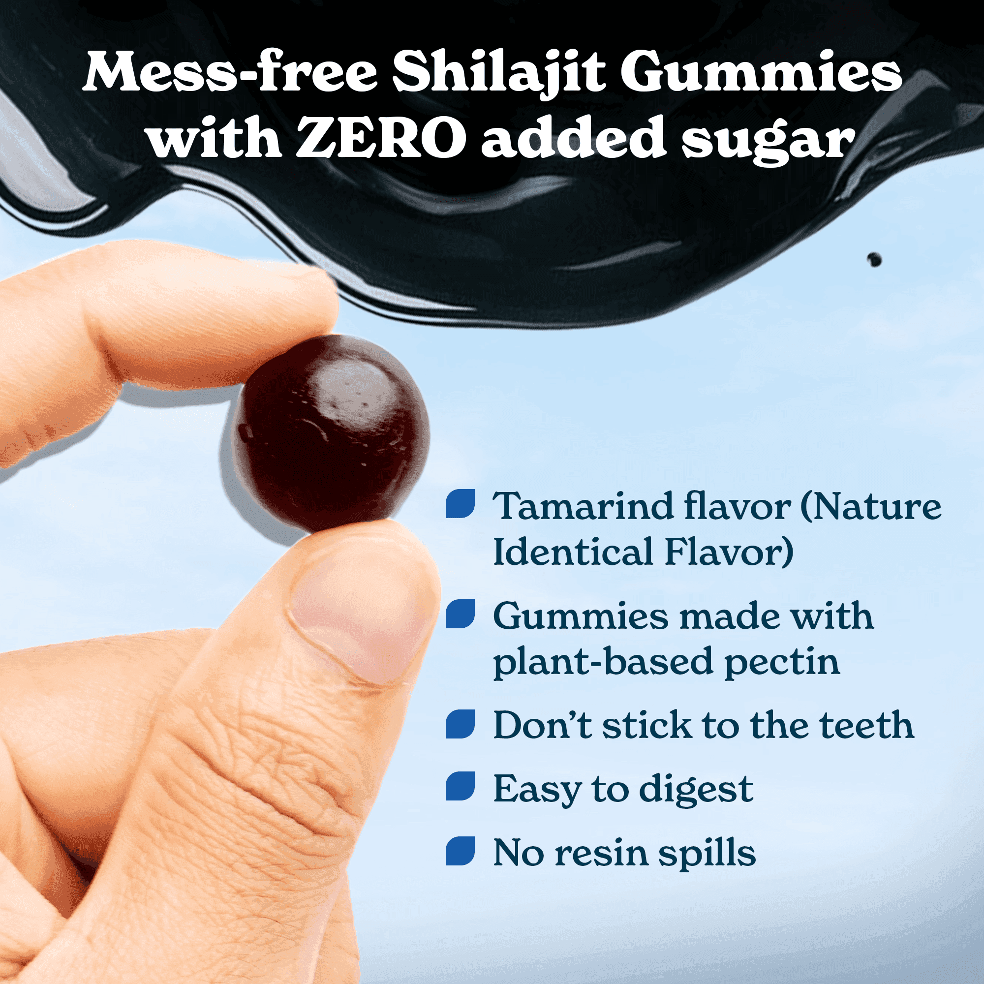 Pure Shilajit Resin Gummies