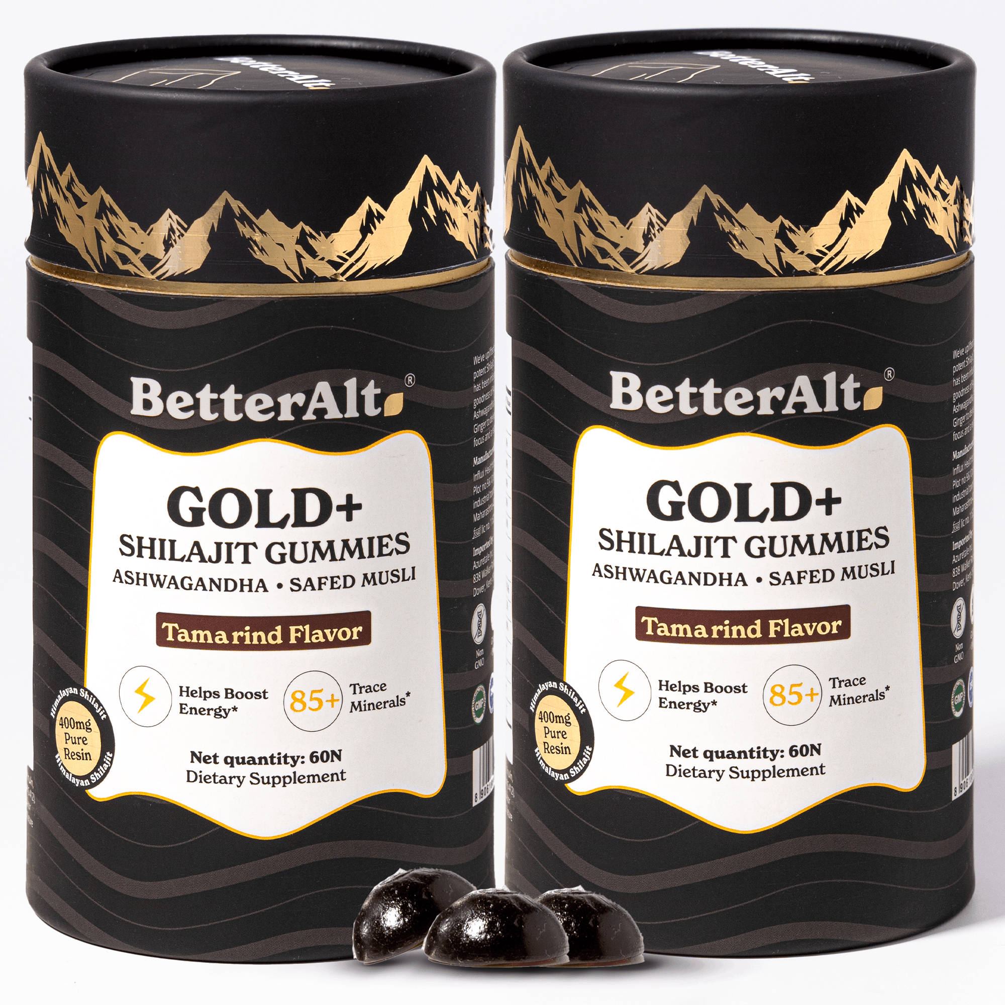 BetterAlt's GOLD+ Himalayan Shilajit Gummies | Natural Ayurvedic Energy ...