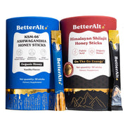 Ashwagandha+ Cinnamon Shilajit Honey Sticks