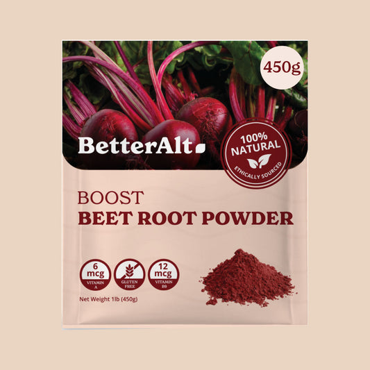 Organic Beetroot Powder | 100% Pure Indian Beets | Wholesome Nutrition