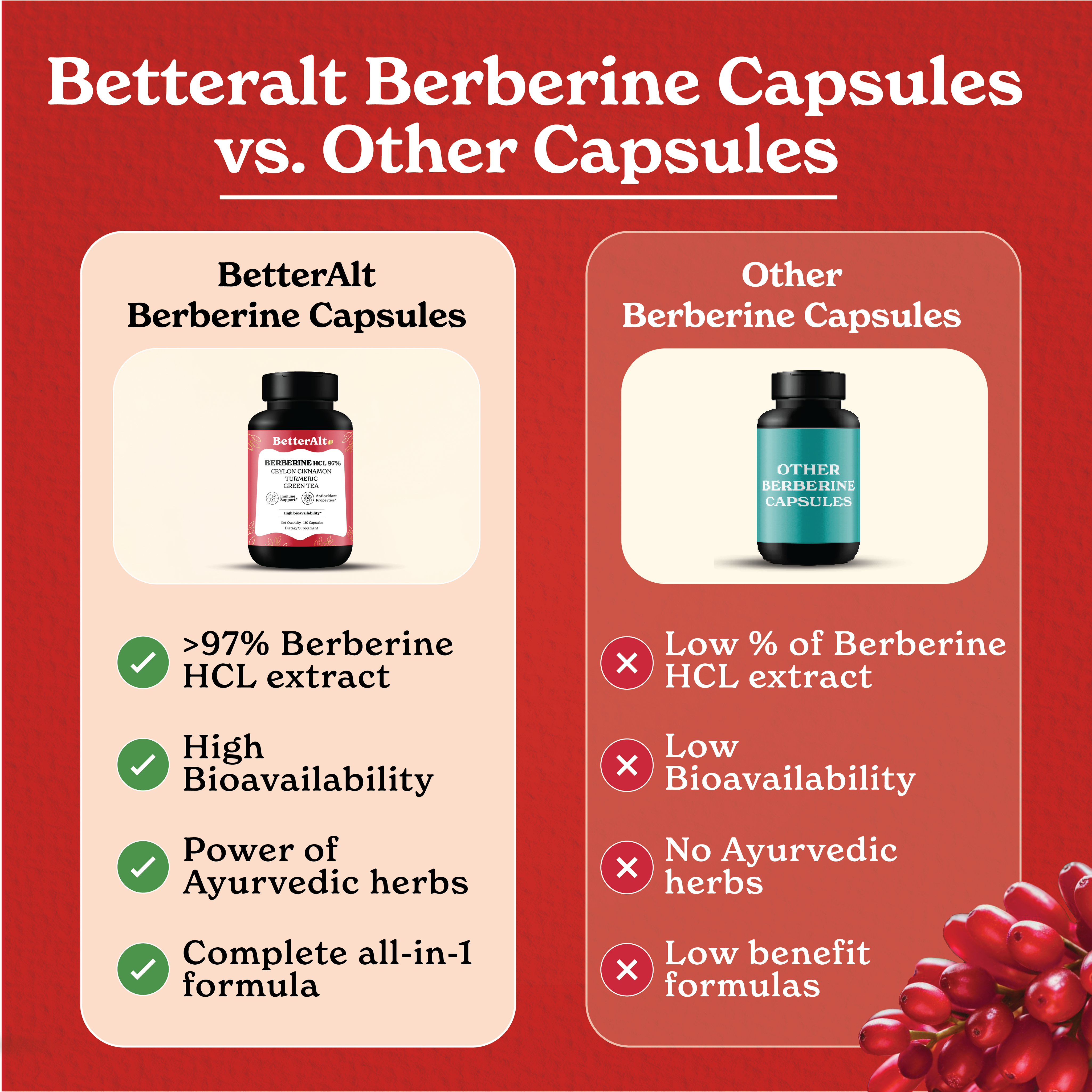 Berberine HCL 97%