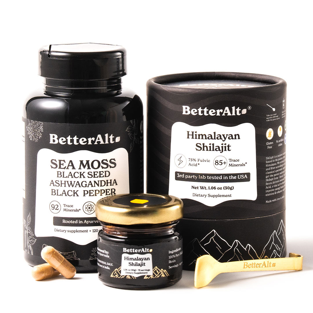 Pure Himalayan Shilajit Resin | Lab-tested for purity | 75%+ Fulvic Acid, 85 Essential Minerals