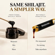 BetterAlt Shilajit Honey Sticks