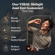 Pure Shilajit Resin Gummies