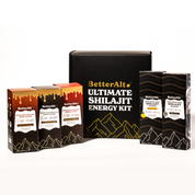 BetterAlt Ultimate Shilajit Energy Kit | Himalayan Superfood | Improves Energy, Strength, & Cognitive Support | Lab-tested | Sourced from 16,000 ft. in the Himalayas