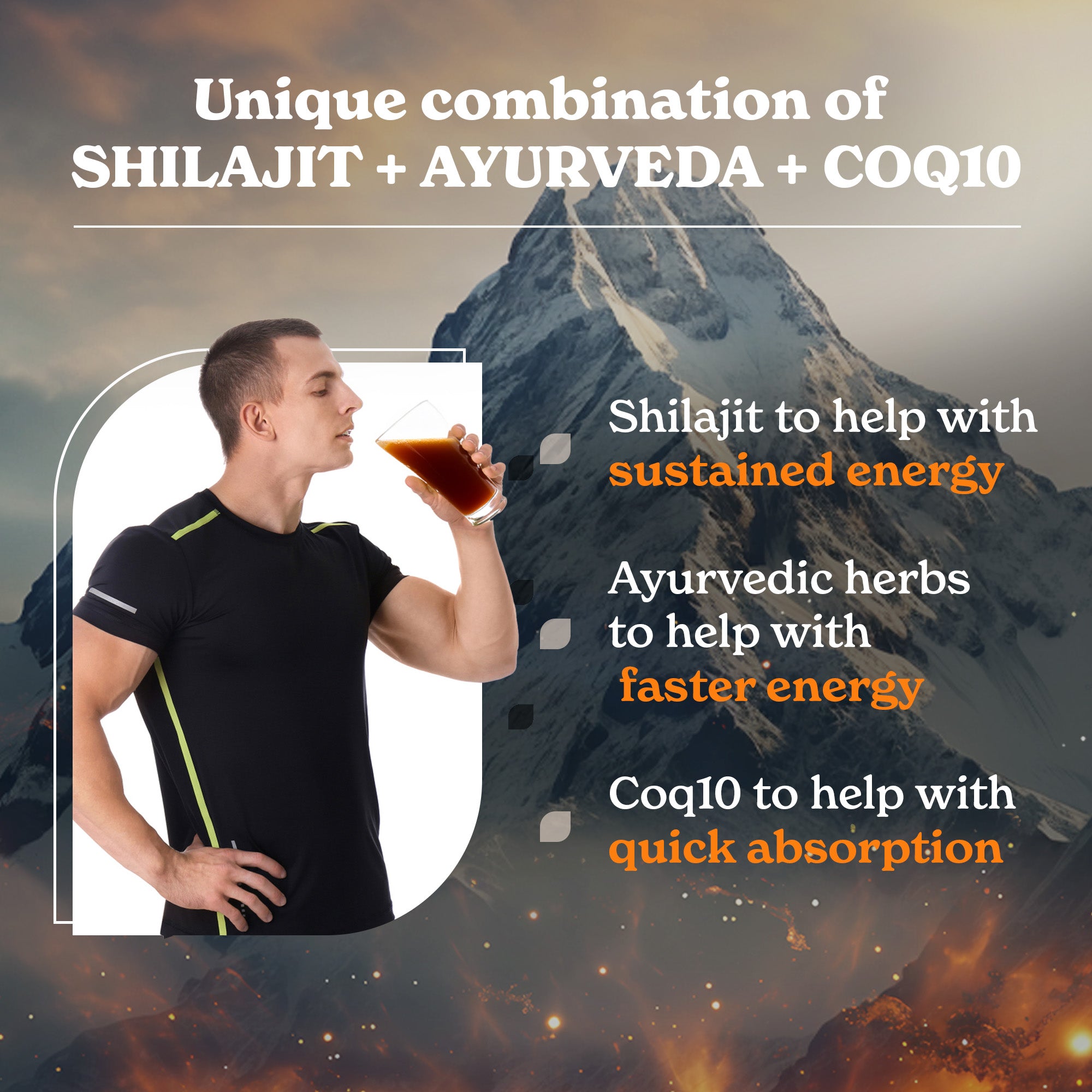 Shilajit Honey Sticks + Tongkat Ali Capsules I Helps with Energy, Stamina & Overall Vitality