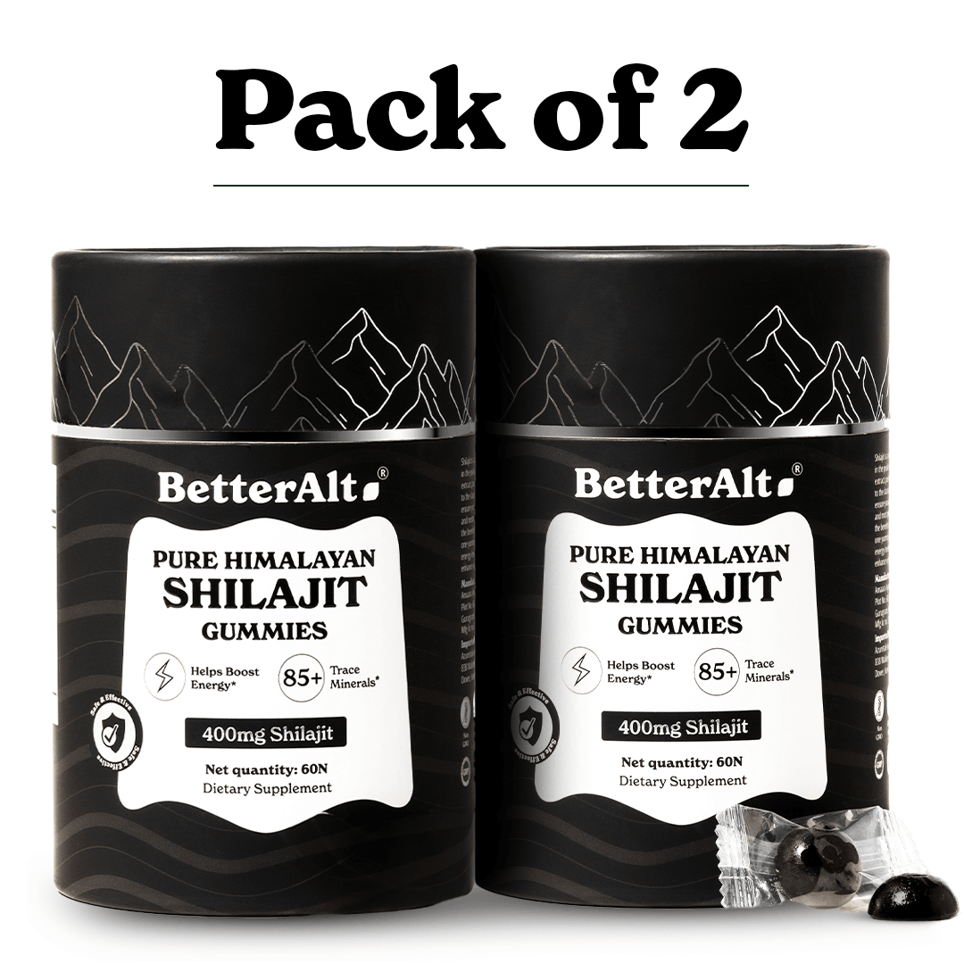 Pure Shilajit Resin Gummies | Energía, Fuerza y Apoyo Cognitivo