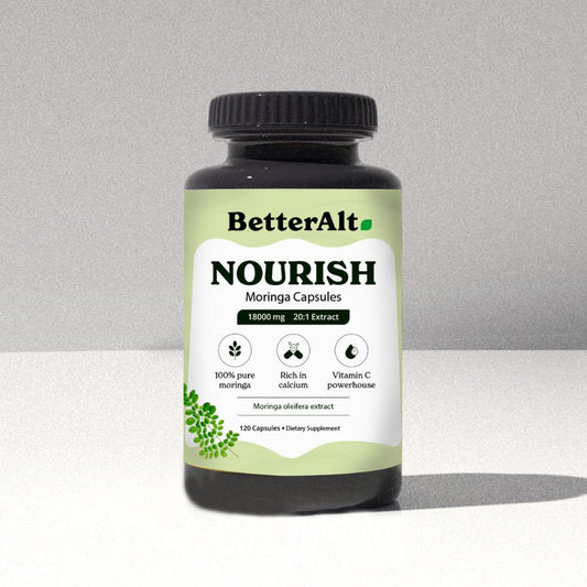 Moringa Capsules | 100% Pure Moringa | Natural Vitamin C