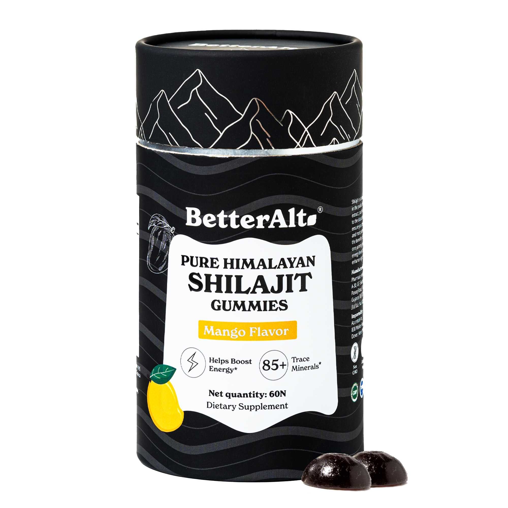 BetterAlt's Himalayan Shilajit Gummies | Natural Ayurvedic Energy ...