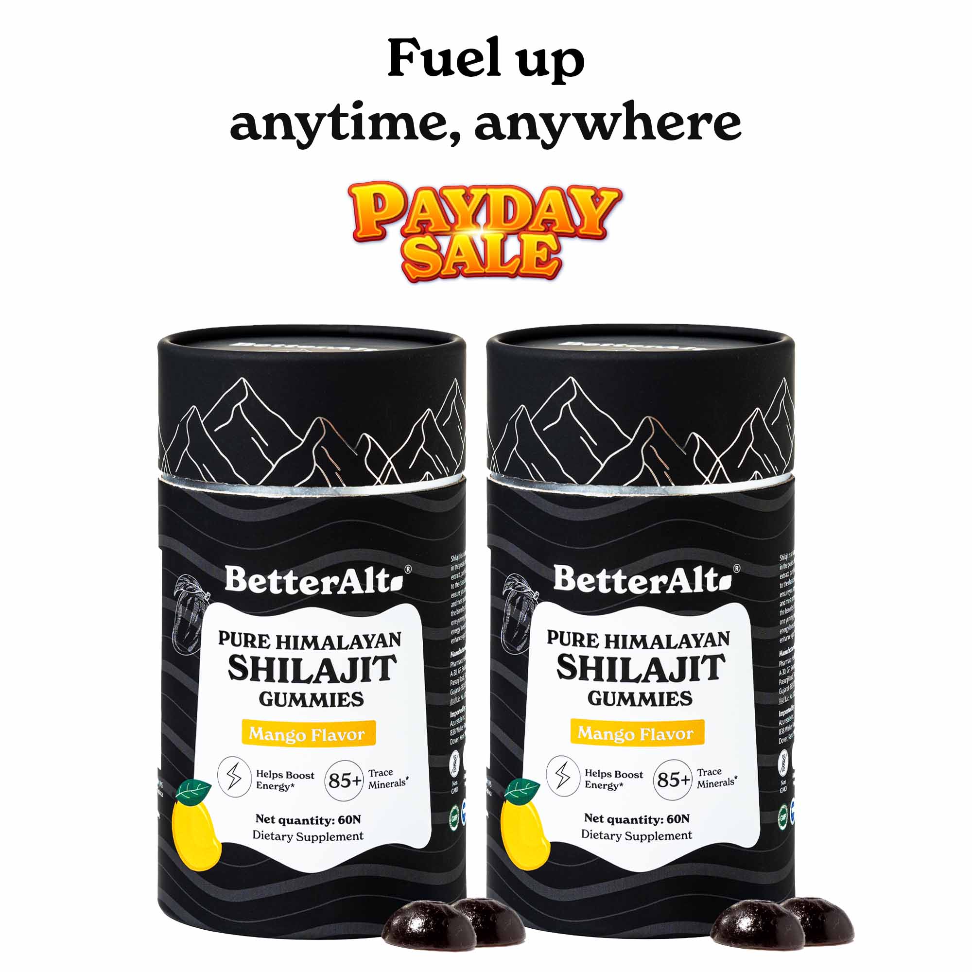Pure Shilajit Resin Gummies