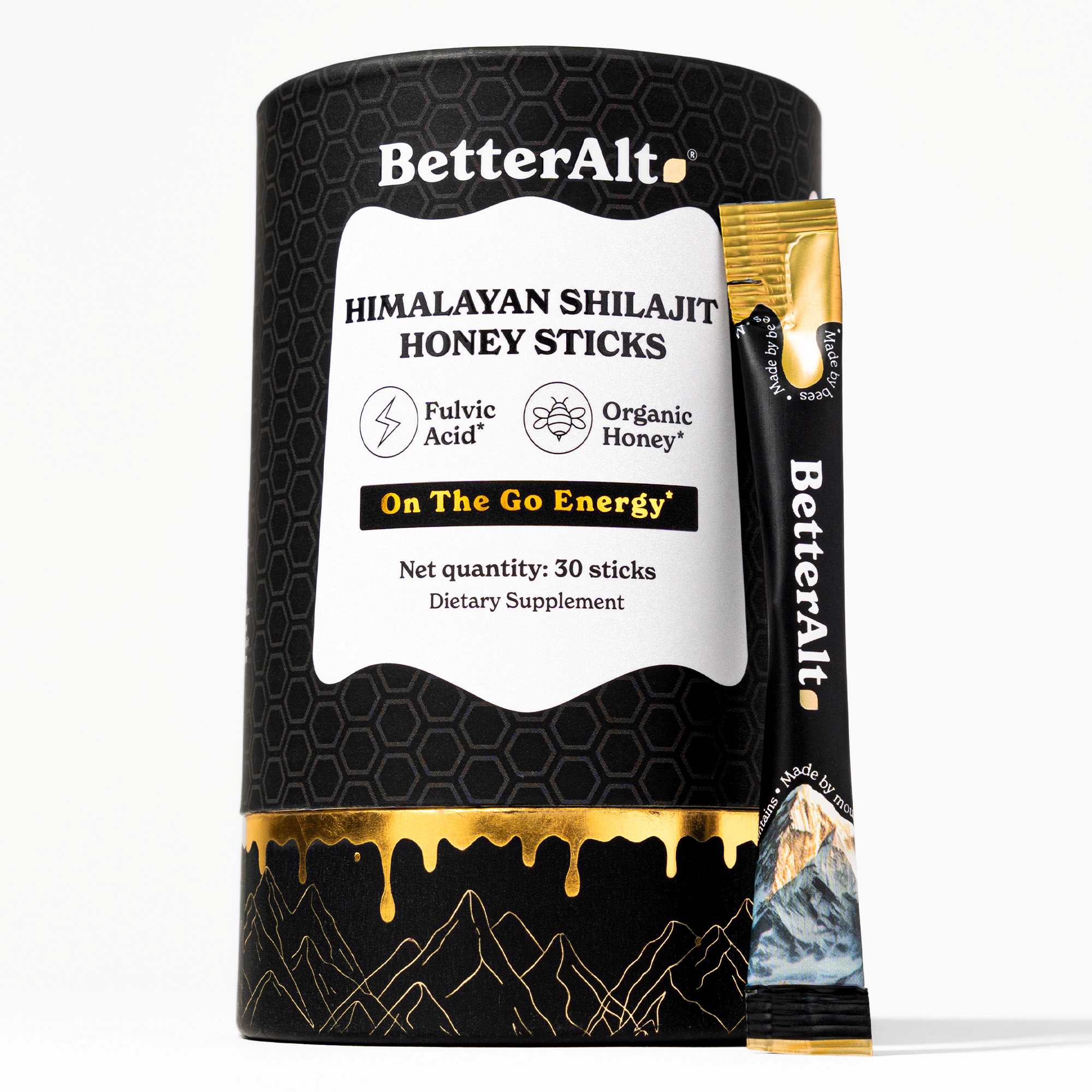 GOLD+ Shilajit Honey Sticks
