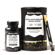 Shilajit Honey Sticks + Irish Sea Moss Capsules