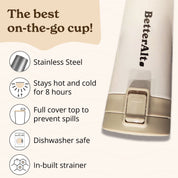 Himalayan Shilajit Resin & Insulated, Stainless Steel Tumbler